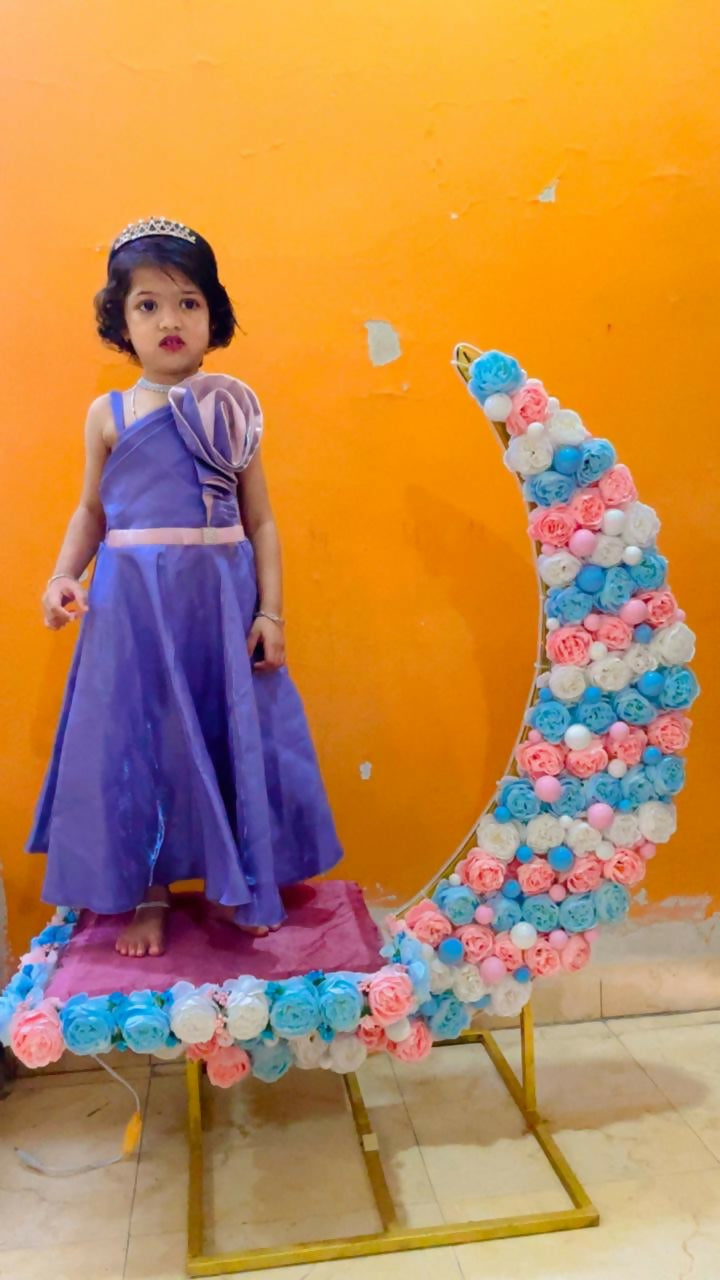 Partywear Long Dress for Baby Girl – Elegant, Comfortable & Celebration-Ready