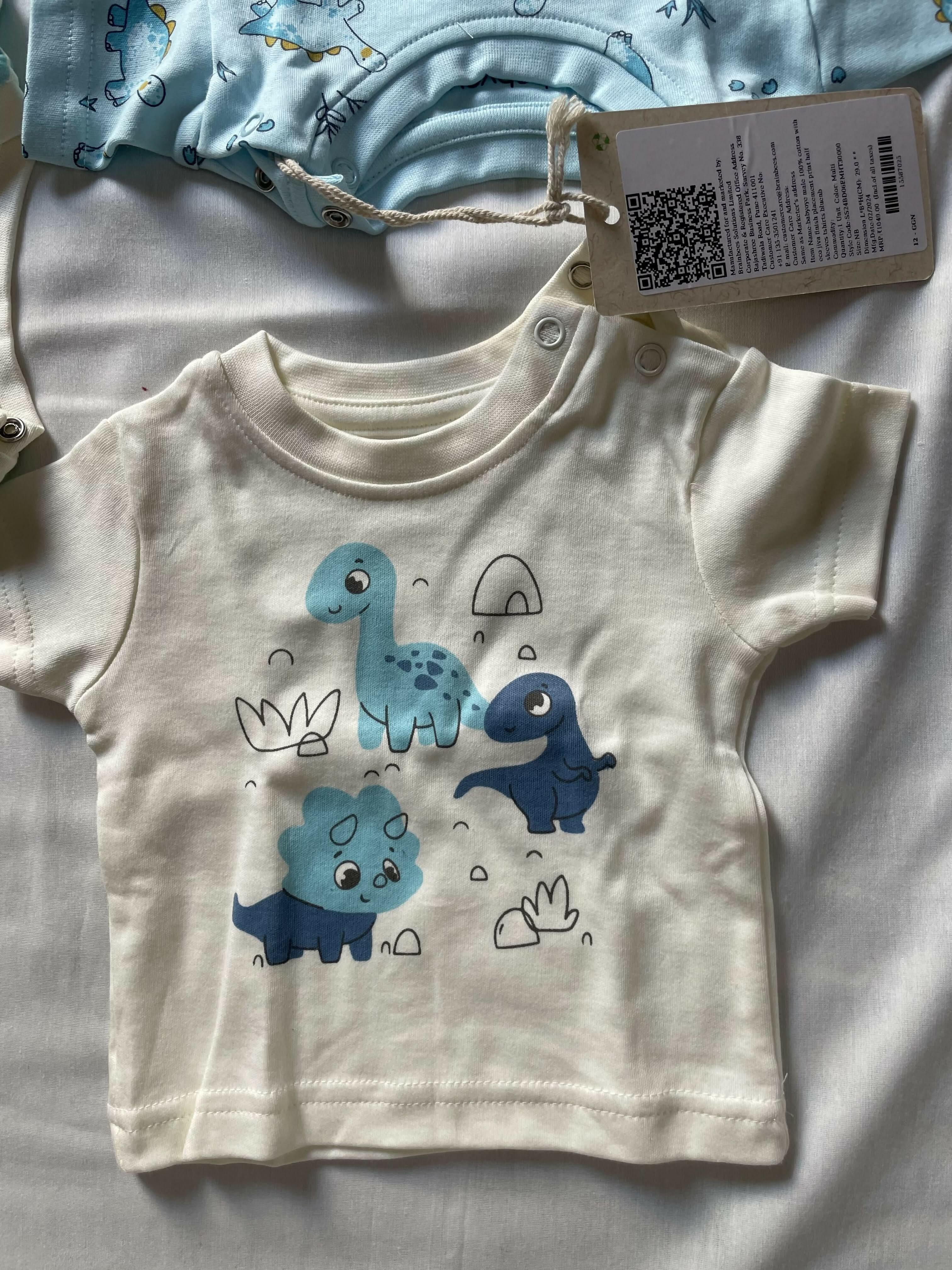 BABY OYE T-Shirts For New Born Baby ( Set Of 3)