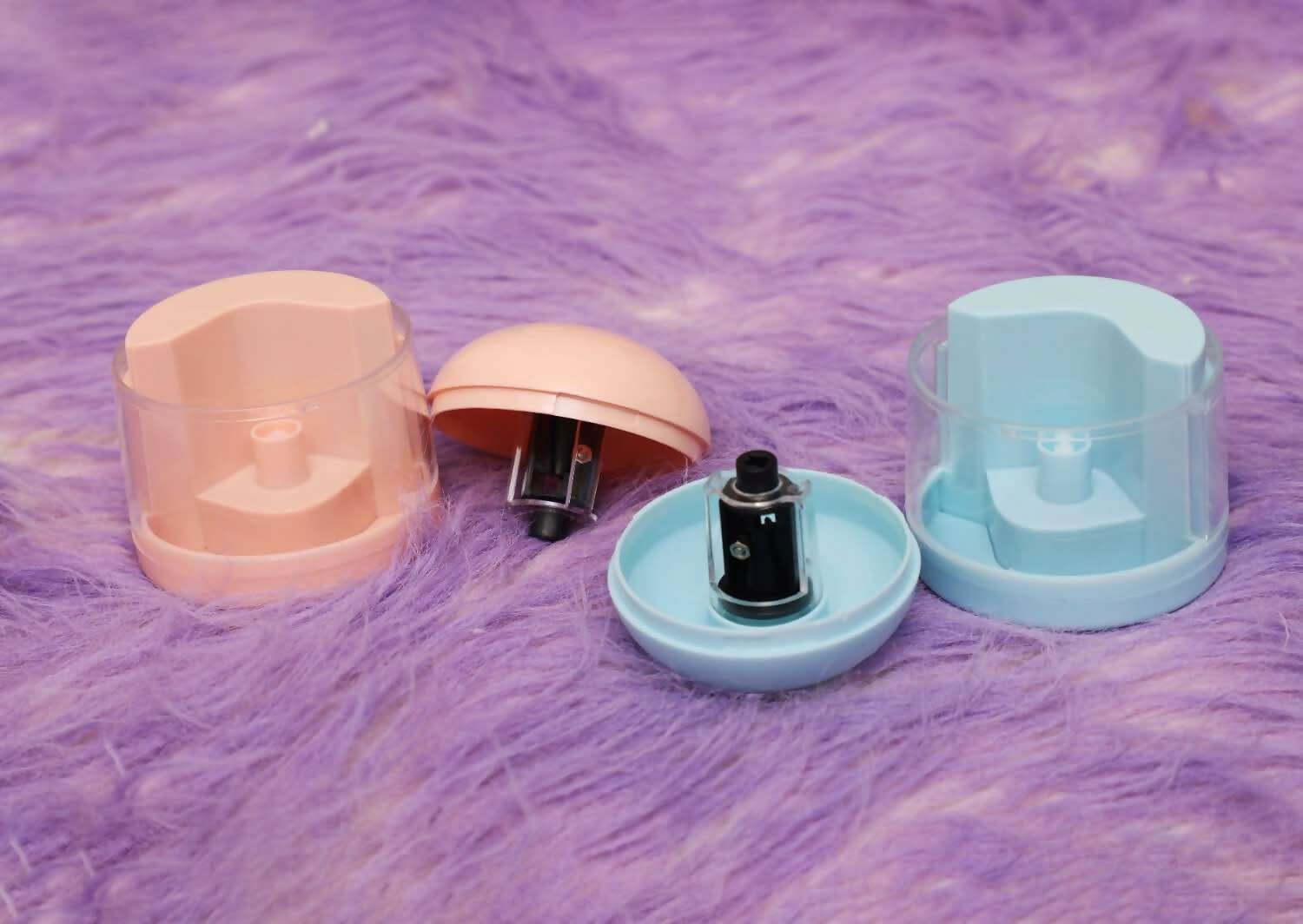 Creative appearance and space saver, small and portable Comes with removable tray, easily to operate for small kids, Best Sharpener for kids