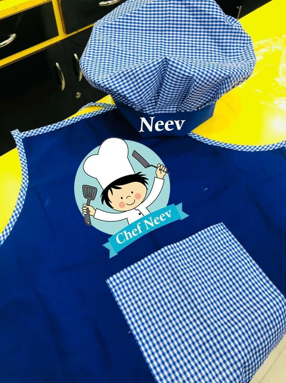 Personalised Apron & Hat Set