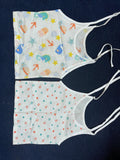 BELITTLE Deep Blue Sea Organic Cotton Knot Jabla (Pack of 2) for NewBorn