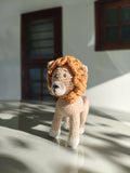 Amigurumi Crochet Lion Made with Soft Cotton Yarn
