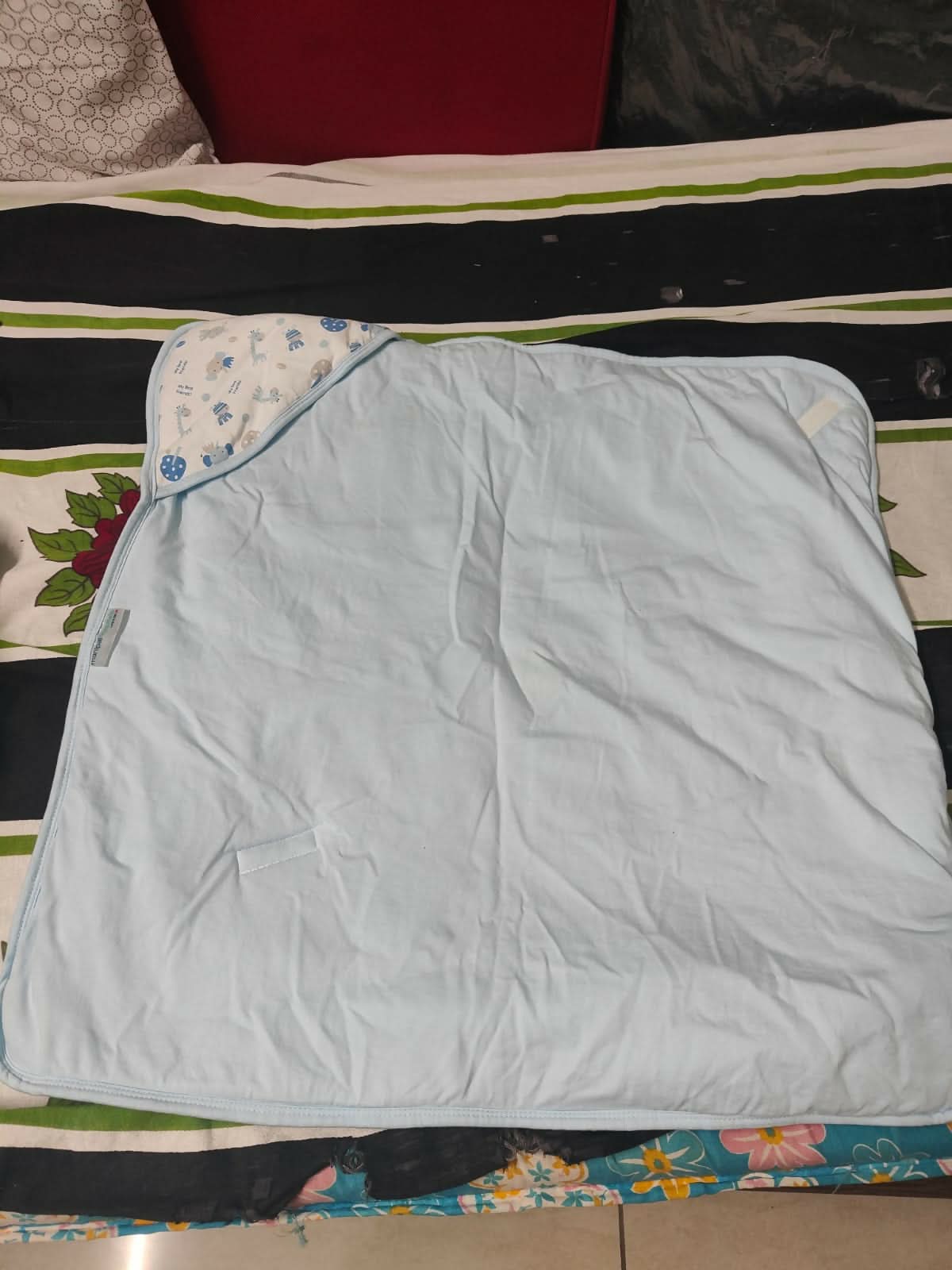 Two Newborn Baby Wrappers (Pink and Blue)