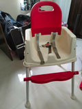 LUVLAP 4-in-1 Convertible Baby High Chair with Footrest, Low Chair & Booster Seat