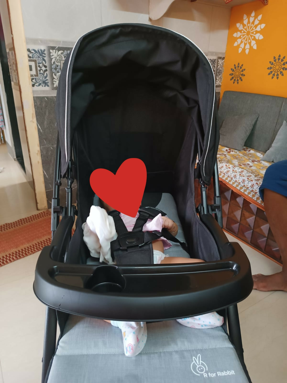 R FOR RABBIT Poppins Joy Stoller /Pram