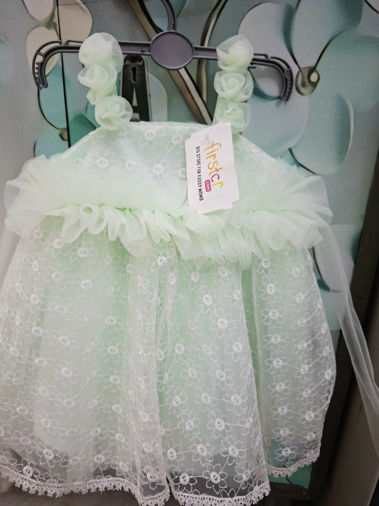 Light green lace dress