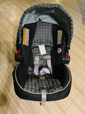 Graco SnugRide Click Connect 35 infant car seat, rear facing lightweight baby car seat with canopy and 5 point harness