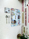 Personalized Kids Dinner Placemat Combo Set