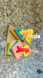 Wooden stacker game