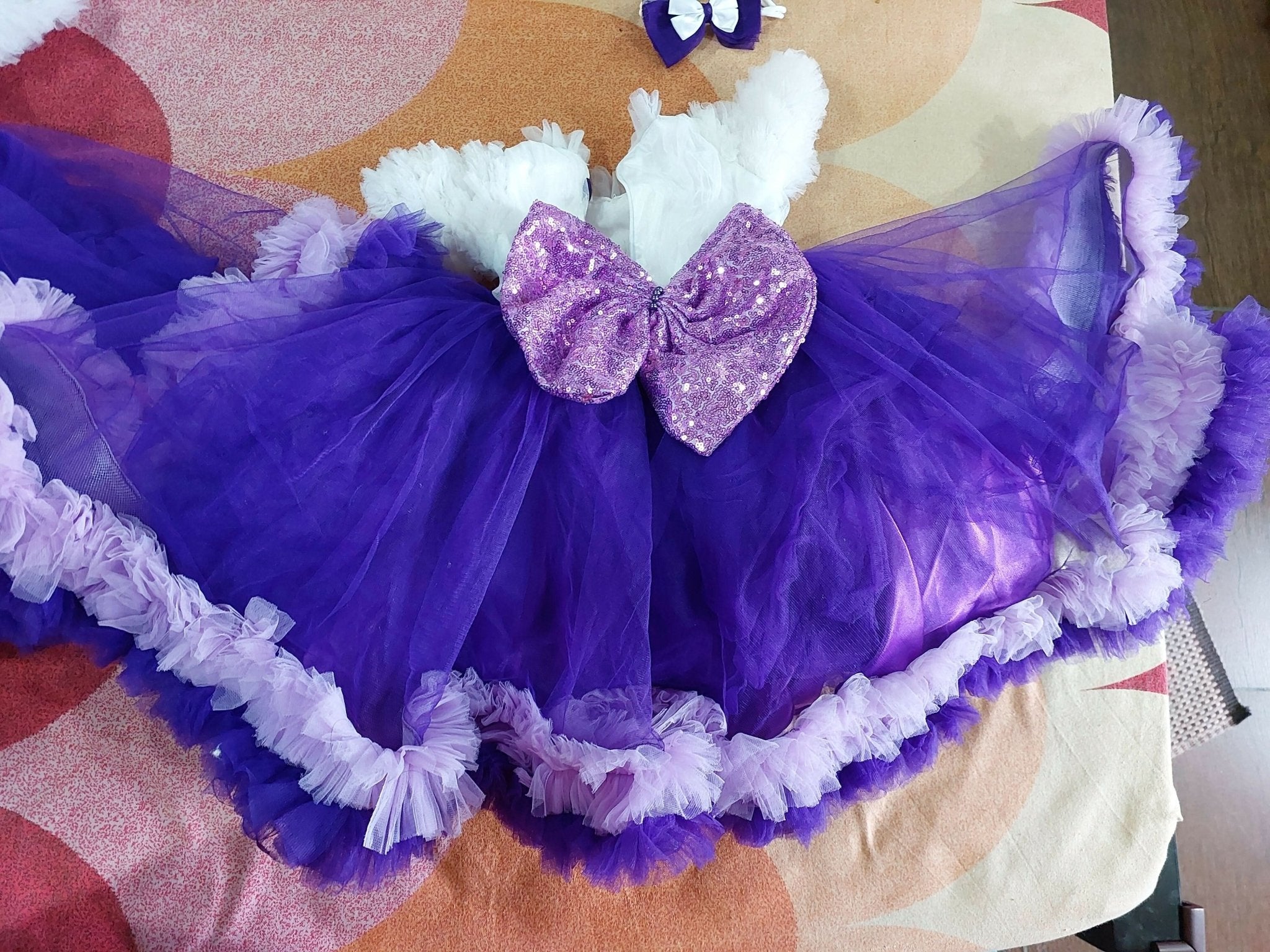 Mom Daughter Twinning Dress for 1st Birthday