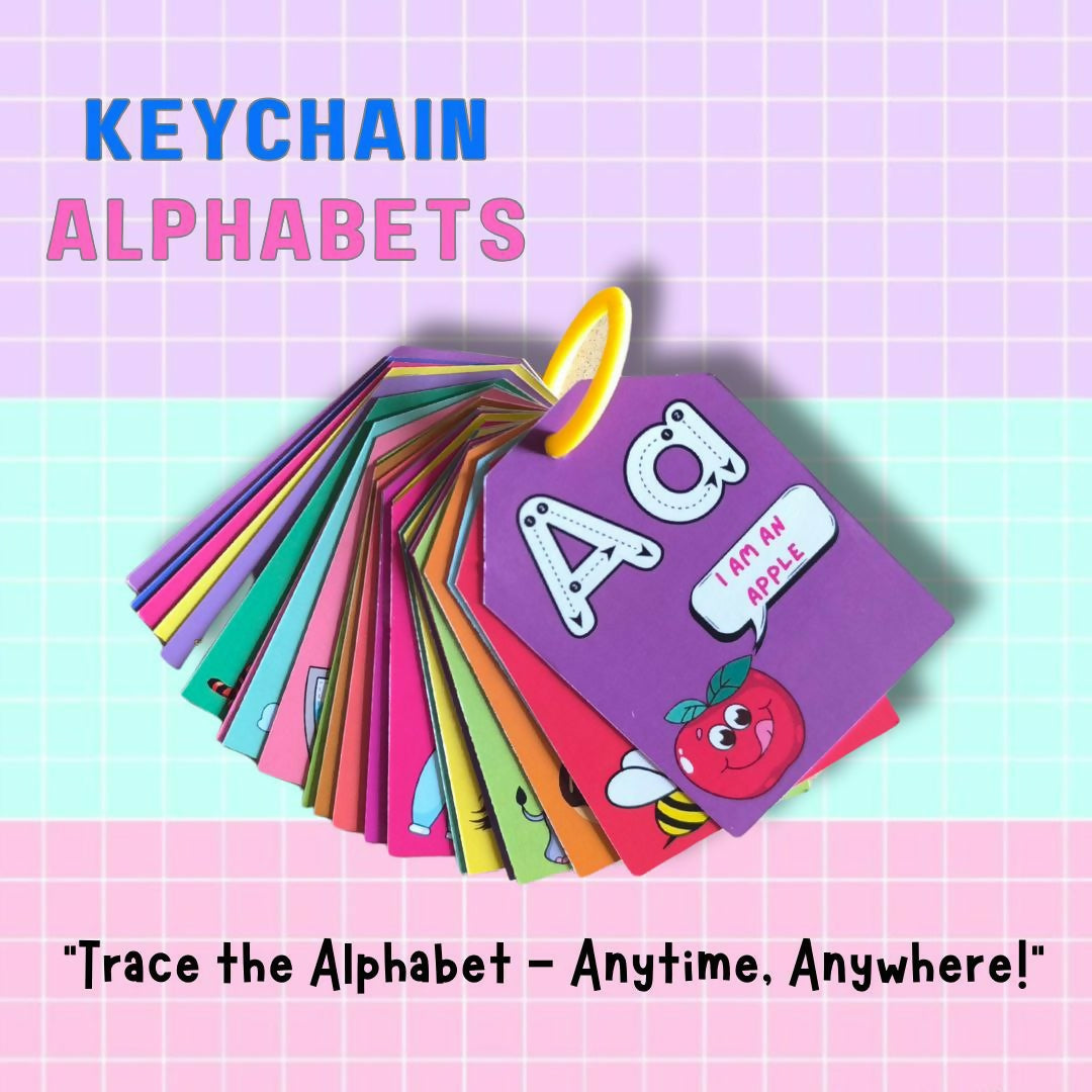 Alphabet Keychain Fun Tracing ABC Learning & Tracing