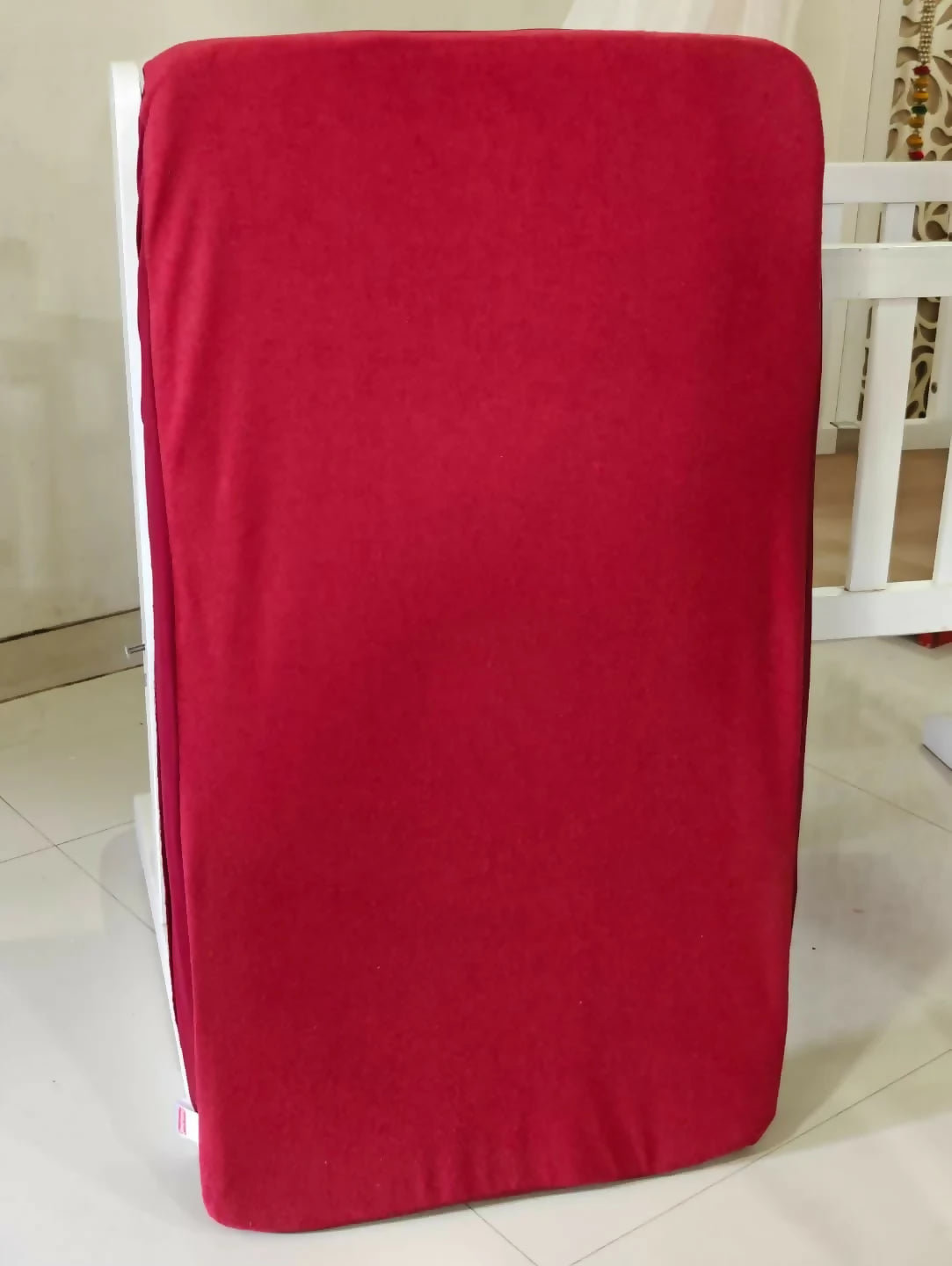 BABYHUG Joy Wooden Cradle with Mosquito Net - White mattress included