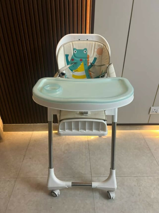 R for Rabbit high chair, adjustable baby feeding chair, reclining baby high chair, baby dining chair, baby feeding high chair with tray, R for Rabbit adjustable chair