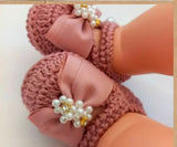 Crochet booties