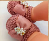 Crochet booties