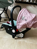 LIFELONG Baby Stroller/Pram, Pink & green