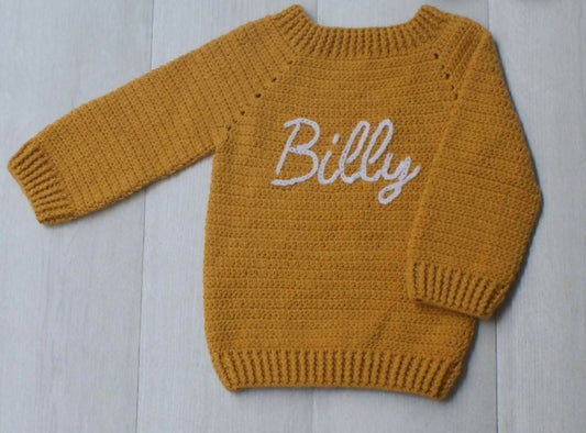 Shop now for the Customised Child Safe Acrylic Yarn Full Sleeves Woollen T-Shirt for Baby, offering warmth, comfort, and personalized style for your little one!