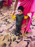 Dress your baby boy in style and comfort with this 3-piece party wear set, perfect for special occasions!