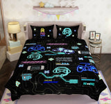 LIFESTYLE COLLECTION Digital Panel Print Cotton Bedsheet Set