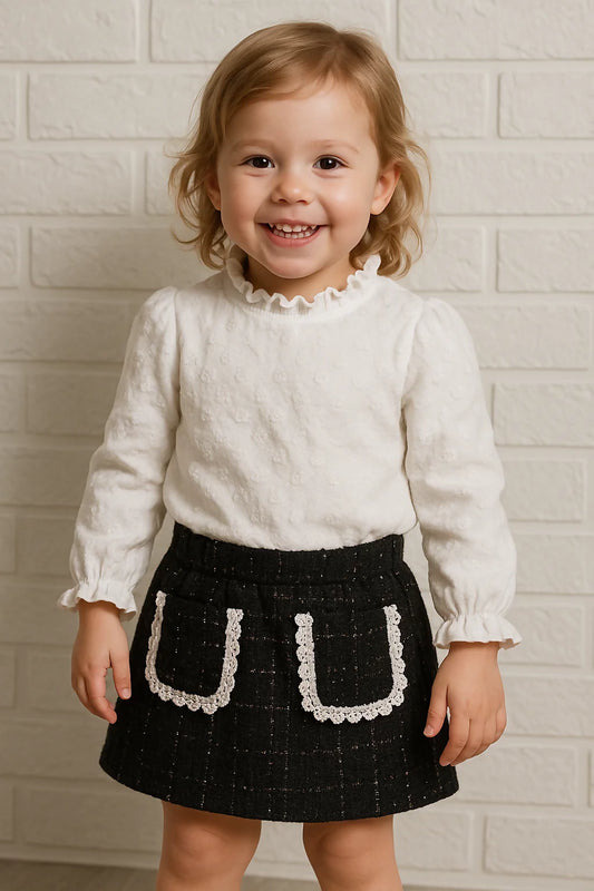 Elegant Girls’ Two-Piece Outfit Set