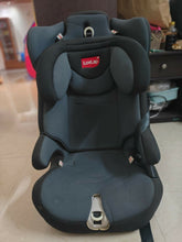 LUVLAP ISOFIX Car Seat (Up to 36 kg) – Black and Grey