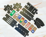 The Waytoplay Expressway Road Track is a versatile and durable toy road set designed to spark creativity and imaginative play in children.