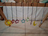 Woodbee toys playgym with mobiles