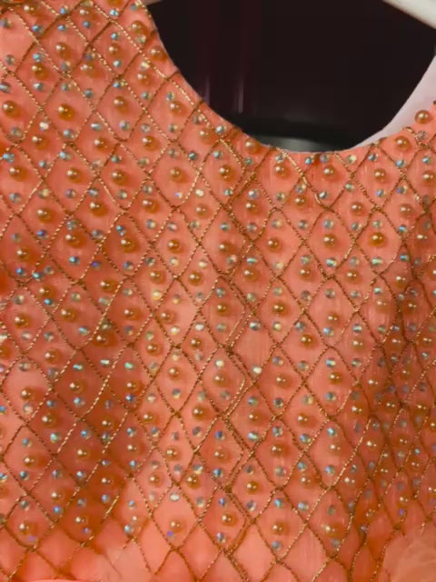 Dress your baby girl in enchanting elegance with our New Tulle Frock/Dress – crafted from delicate tulle fabric and featuring intricate detailing for special occasions.