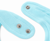 COCOSHELL Hosiery Cotton Baby V Shape Bib Steel Snap Button Closure (Pack of 3)