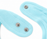 COCOSHELL Hosiery Cotton Baby V Shape Bib Steel Snap Button Closure (Pack of 3)