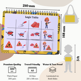 The activities help improve motor skills, cognitive skills, basic literacy, and memorization.