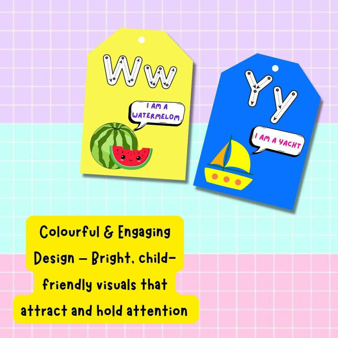 Alphabet Keychain Fun Tracing ABC Learning & Tracing