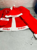 Red and white Santa Claus costume