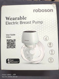 ROBOSON wearable breast pump for convenient, hands-free, and quiet milk expression anytime.