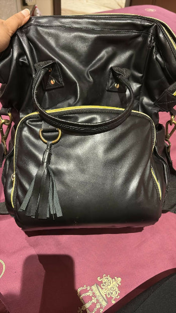 Baby Jalebi diaper bag, designer diaper bag for moms, spacious diaper bag, travel diaper bag for babies, stylish baby diaper bag