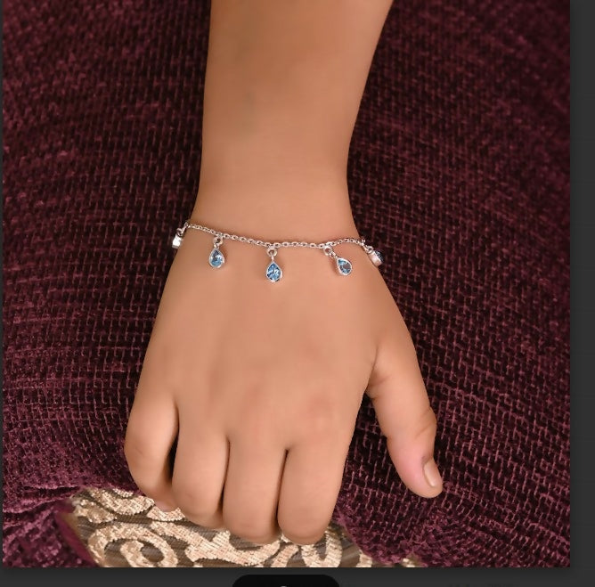 Buy sterling silver bracelet – safe, elegant, and perfect for your baby’s sensitive skin.