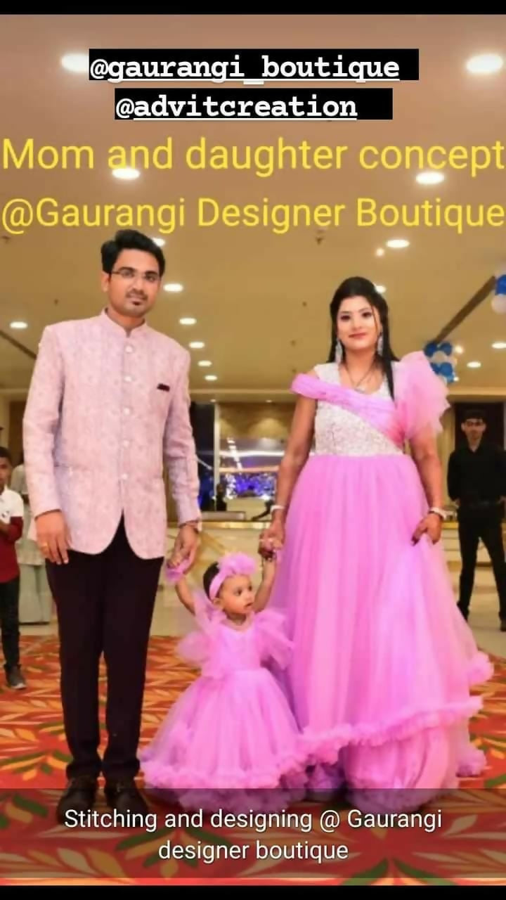 Mom and daughter dress for 1st birthday on sale