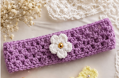 Cute Floral Hair Accessories Set | Soft & Lightweight hair belt combo pack of 3