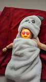 Baby hooded blanket