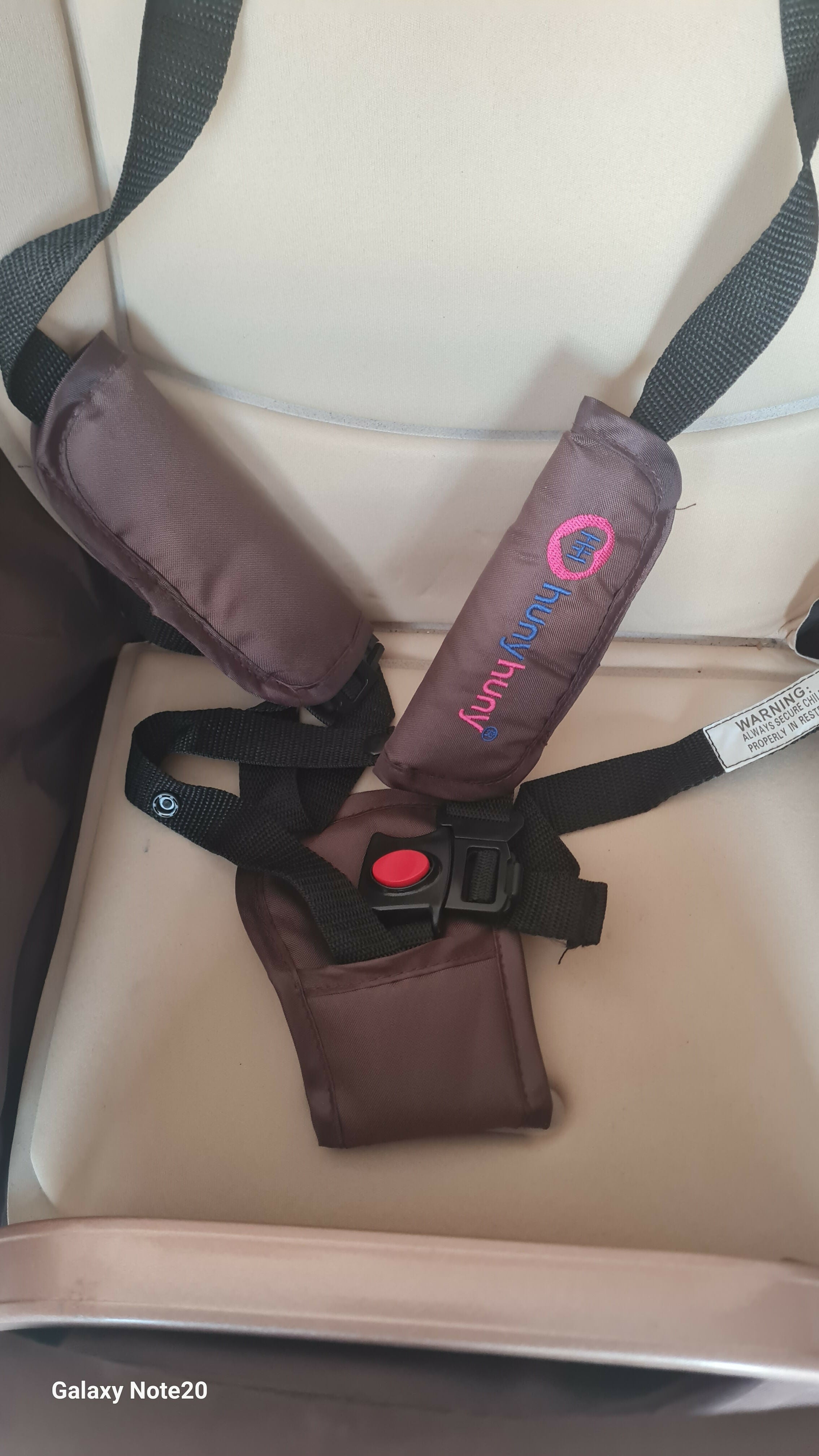 HUNY HUNY 3- in-1 Reversible Stroller/Pram Khakhee Rubber Wheels