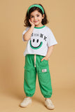 Kid's Smile Face T-Shirt & Jogger Set