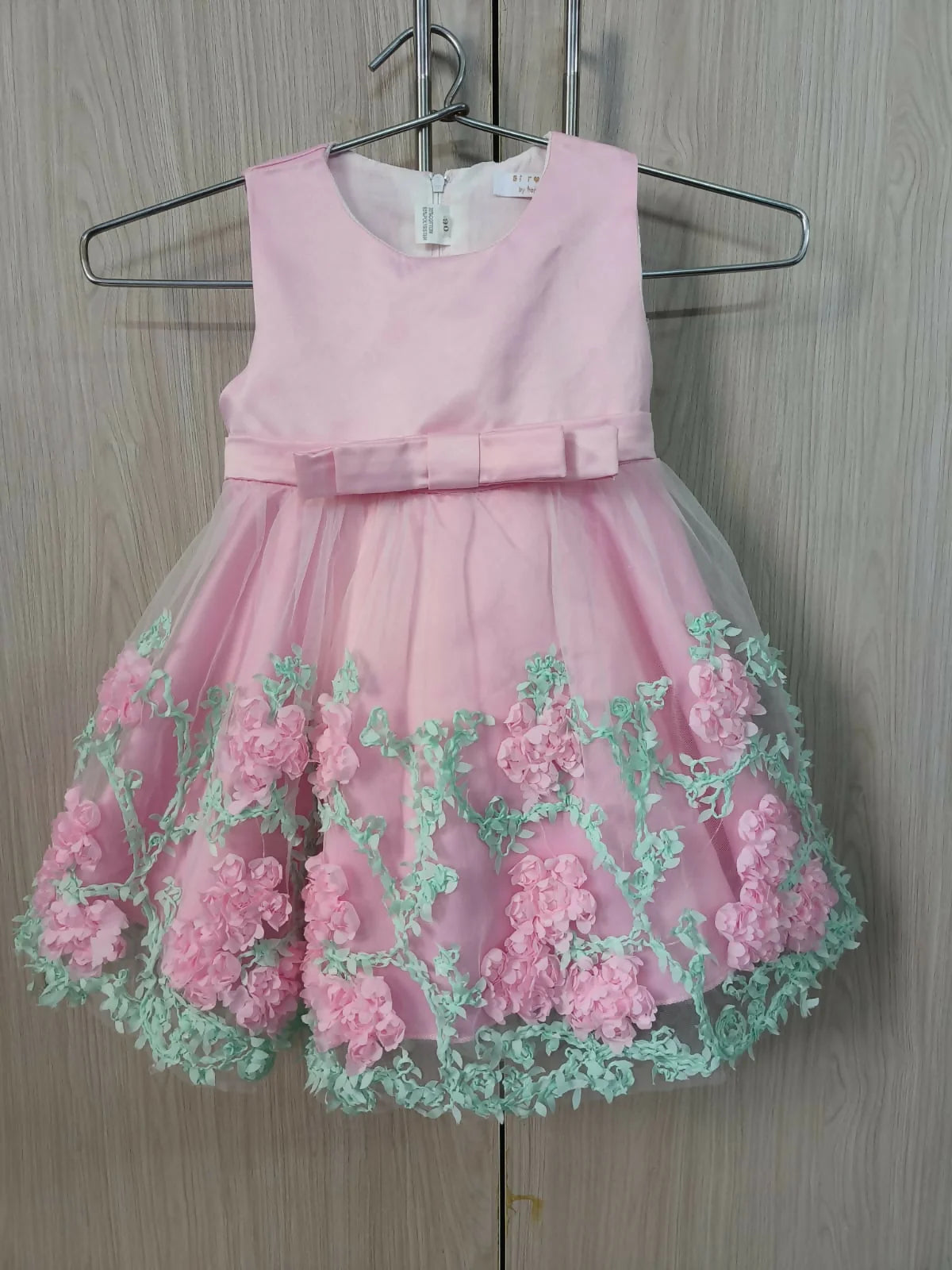 Combo Of Sirosa By Hopscotch Partywear Dress/Frock, ARABELLA & ADDISON Denim Frock/Dress , Partywear Dress/Frock, PINK AND BLUE Brand Dress/Frock, CHERRY CHOCOLATE Dress/Frock - PyaraBaby