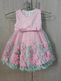 Combo Of Sirosa By Hopscotch Partywear Dress/Frock, ARABELLA & ADDISON Denim Frock/Dress , Partywear Dress/Frock, PINK AND BLUE Brand Dress/Frock, CHERRY CHOCOLATE Dress/Frock - PyaraBaby