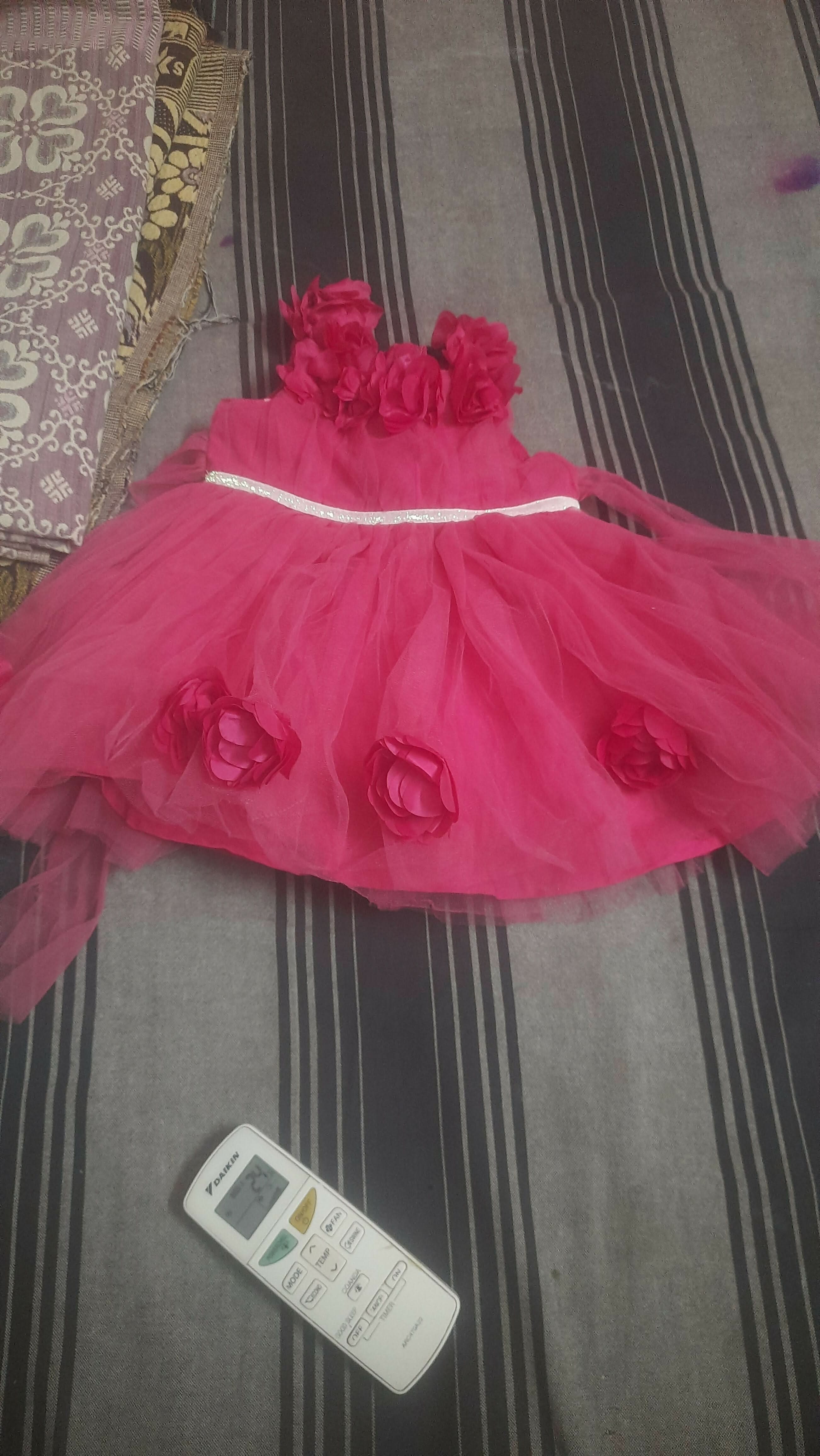 Elevate your baby girl's style with our enchanting Baby Girl Frock/Dress - Party Wear collection, featuring exquisite designs and charming embellishments for every special occasion. Crafted from soft and comfortable fabrics, each dress ensures your little princess feels like royalty.