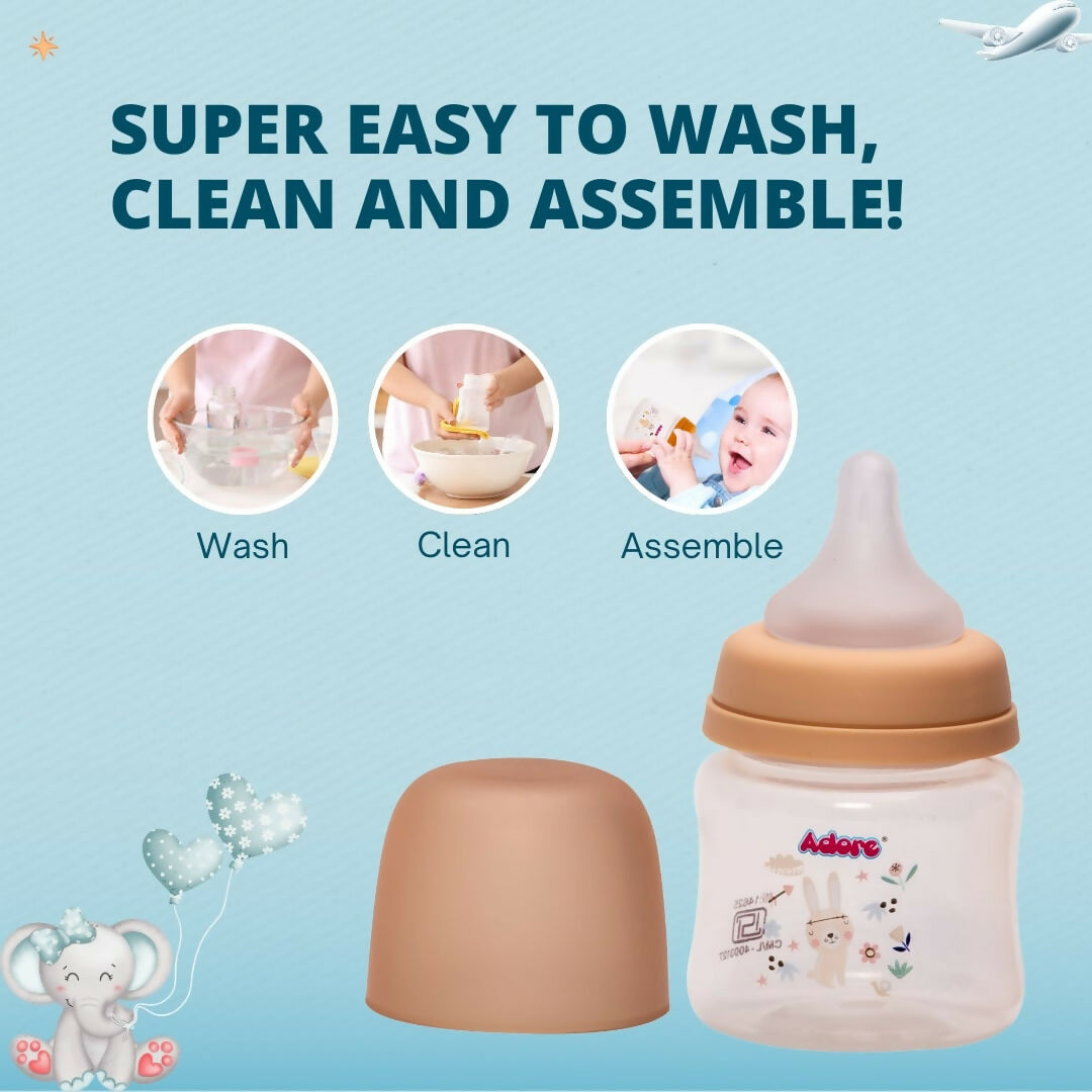 ADORE Skoot Jr 2 Stage Wideneck Feeding Bottle - 125ml - PyaraBaby