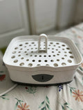 Chicco 2 in1 Steam Sterilizer | Sterilizes upto 6 Bottles | Kills 99.9% Of Germs | 24hrs Sterilization in 5 Mins | Auto Switch Off | Portable & Travel Friendly