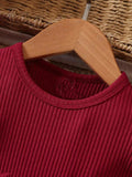 Girls Maroon Butterfly Net Party Dress with Bow