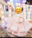 JINGLE BELLS Party Wear Peach Frock/Dress