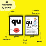 42 Phonics Sound Flashcards