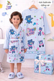 3 PCS Unique Kids Bathrobe Set